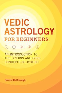 "Vedic Astrology for Beginners Book Cover – An Introduction to Jyotish and Cosmic Wisdom"